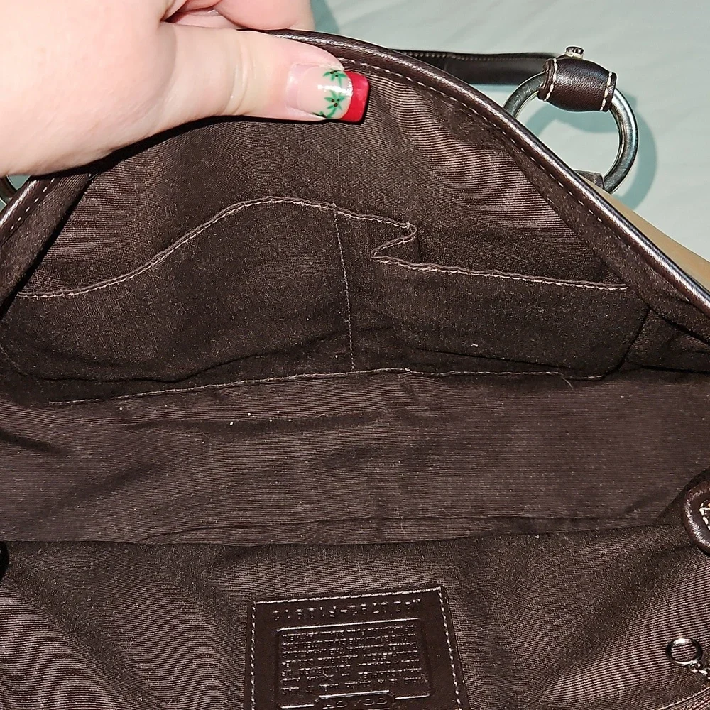 Gorgeous Coach Tan Florentine Leather Handbag